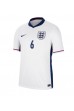 England Marc Guehi #6 Fotballdrakt Hjemme Klær EM 2024 Korte ermer